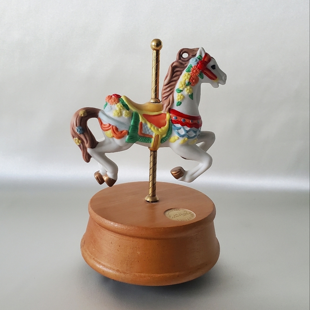 1988 Westland Carousel Horse Music Box